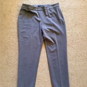 Ellen Tracy Classic Gray Straight Leg Pants